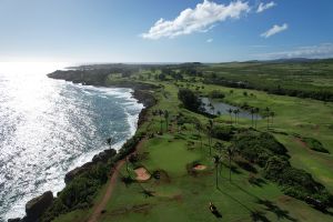 Poipu Bay 15th Green Aerial